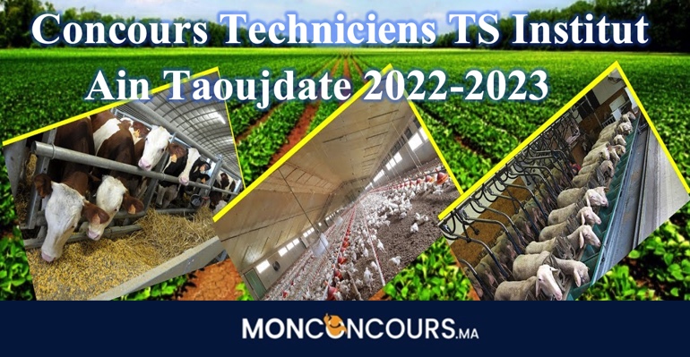 Concours Techniciens TS Institut Ain Taoujdate 2022-2023